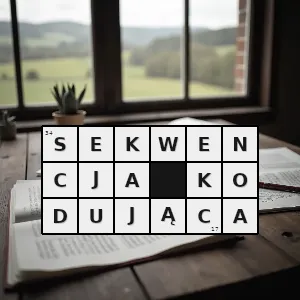 Rozwiązanie krzyżówki: zakodowywany - sekwencja kodująca | hasła, synonimy i podpowiedzi Hasło krzyżówkowe zakodowywany - sekwencja kodująca – rozwiązanie, synonimy, podpowiedzi i definicje krzyżówkowe